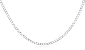 14K Yellow Gold 2.0mm Cuban/Curb Link Chain Necklace- Made in Italy-16-30 (White, 24)