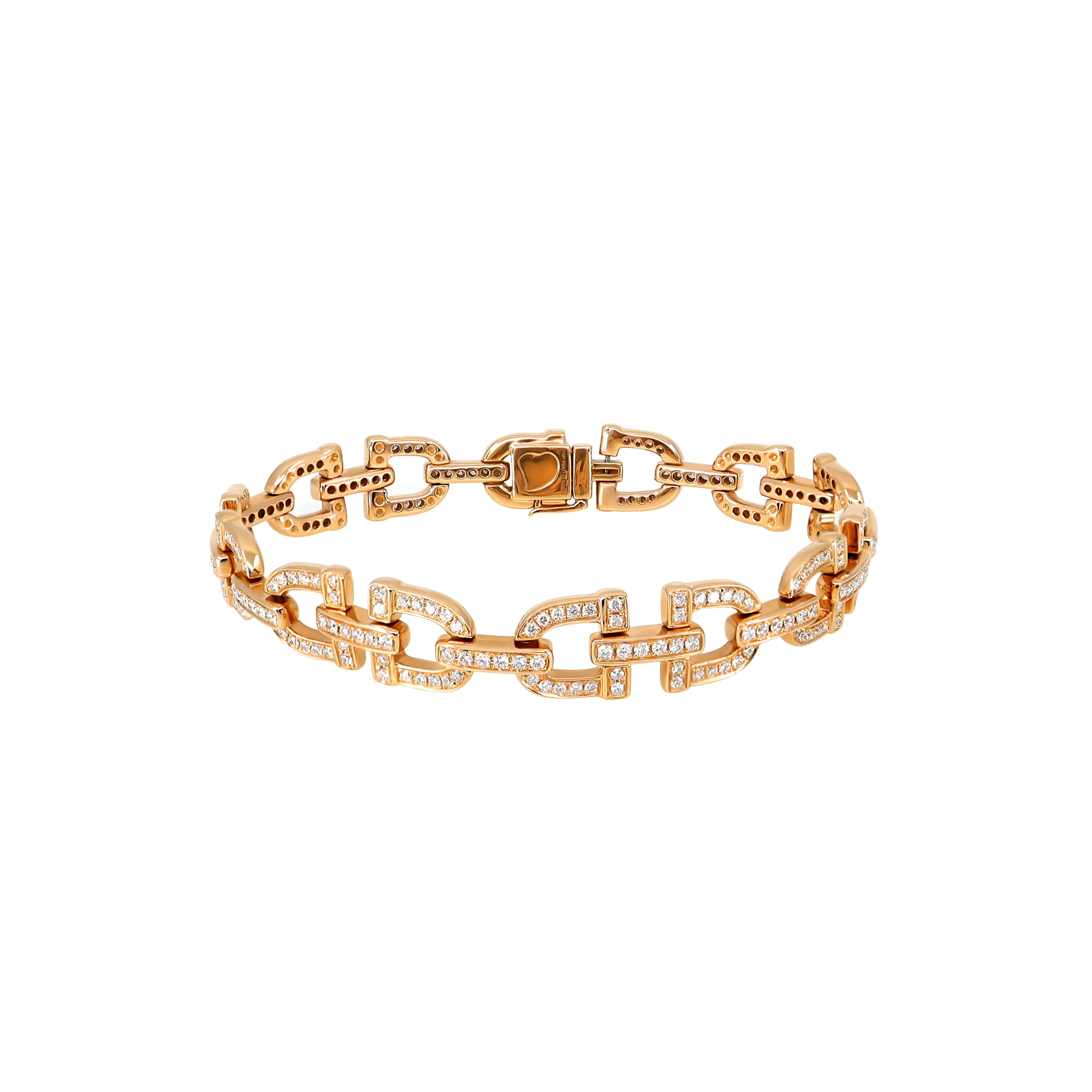 18K Rose Gold Tdw 1.92ct Bracelet - 20737924