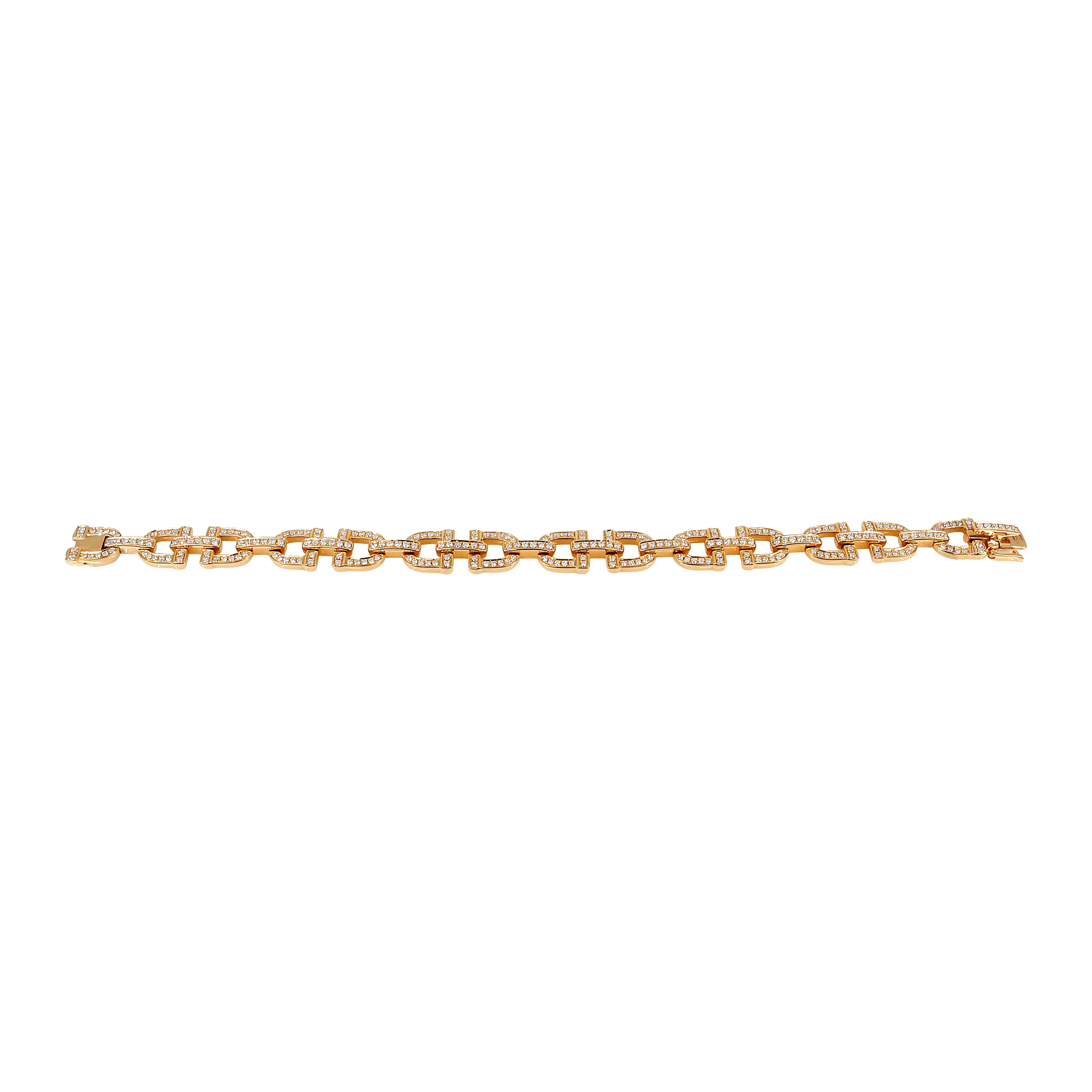 18K Rose Gold Tdw 1.92ct Bracelet - 20737924