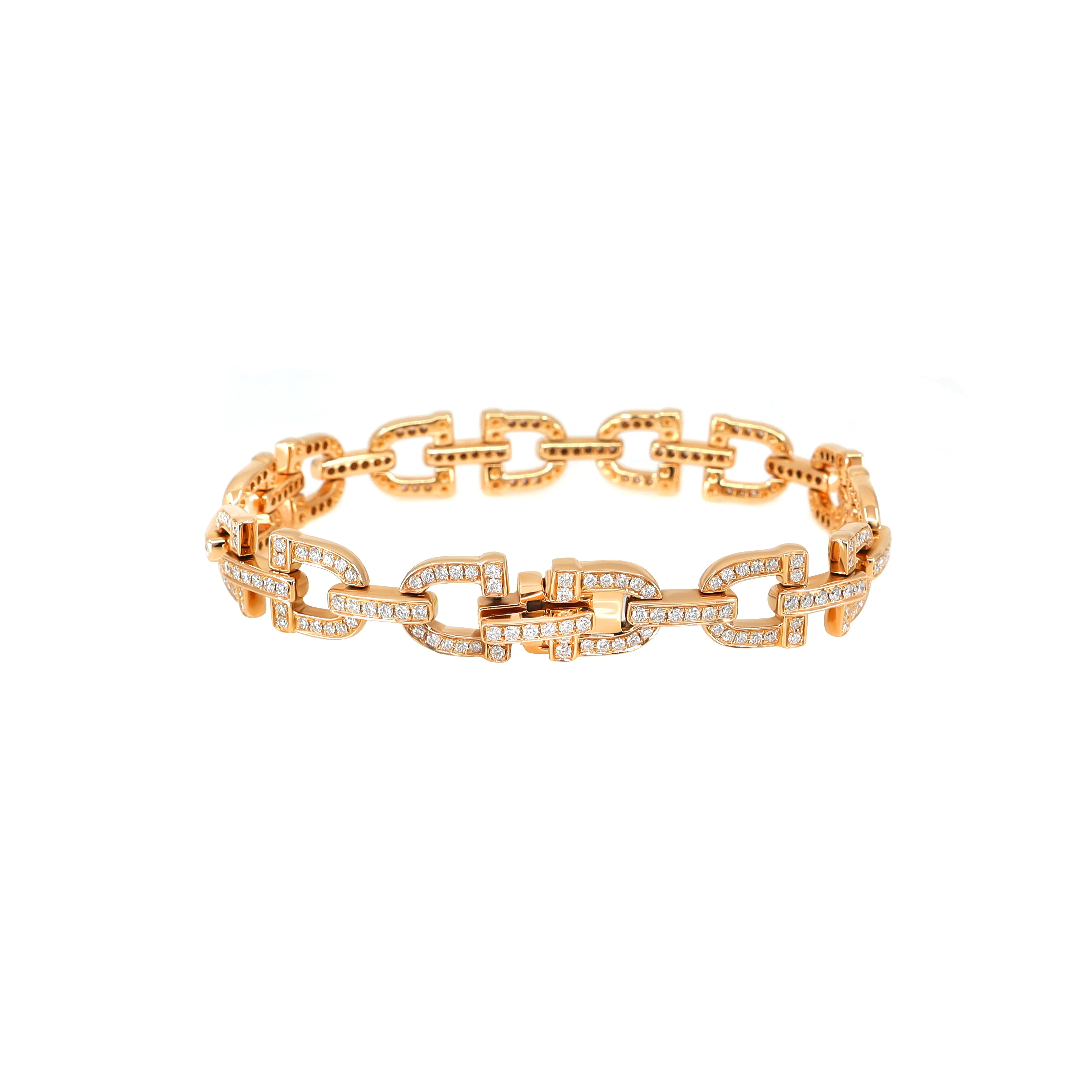 18K Rose Gold Tdw 1.92ct Bracelet - 20737924