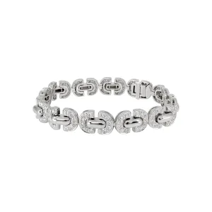 18K White Gold Tdw. 4.87ct Diamond Bracelet - 20738051