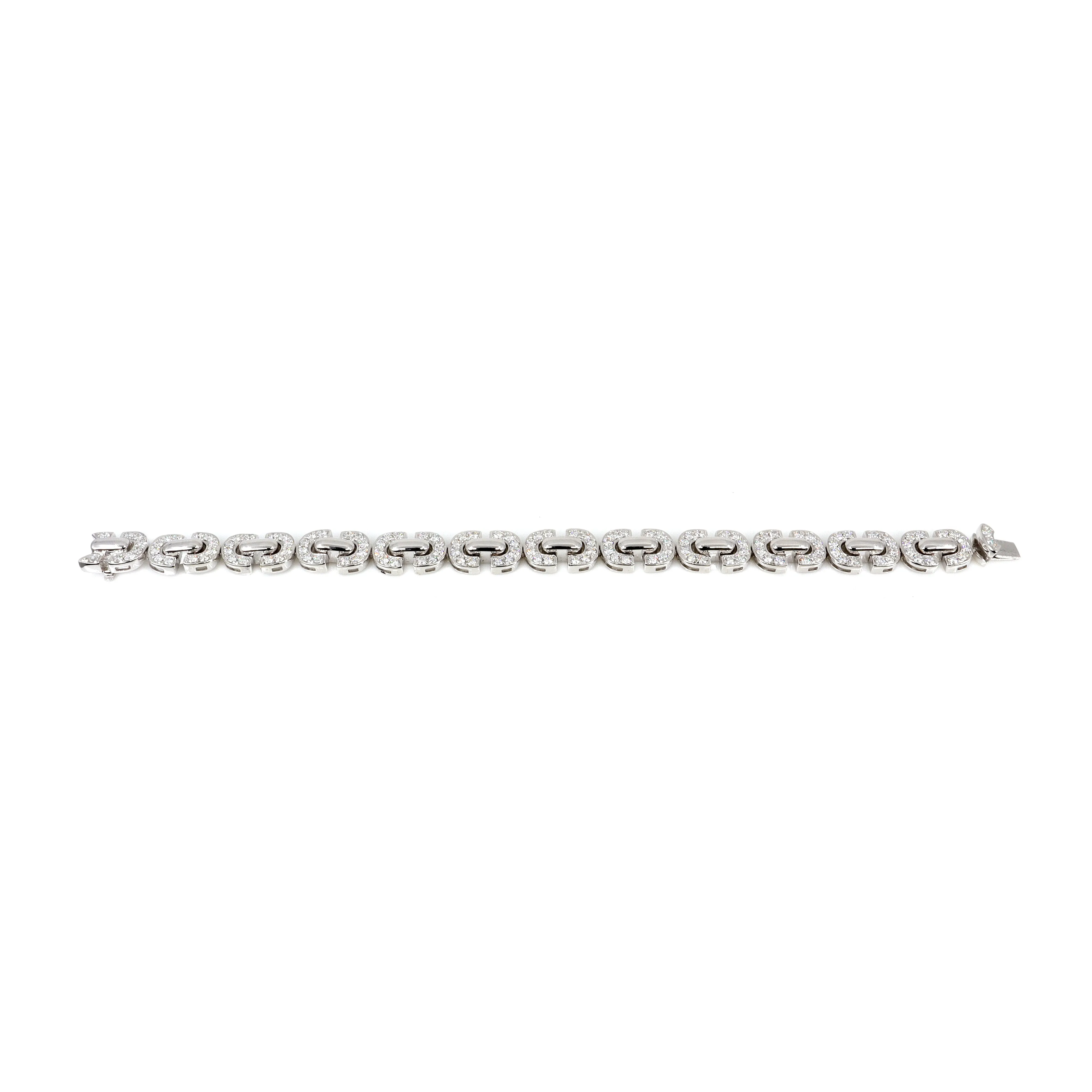 18K White Gold Tdw. 4.87ct Diamond Bracelet - 20738051