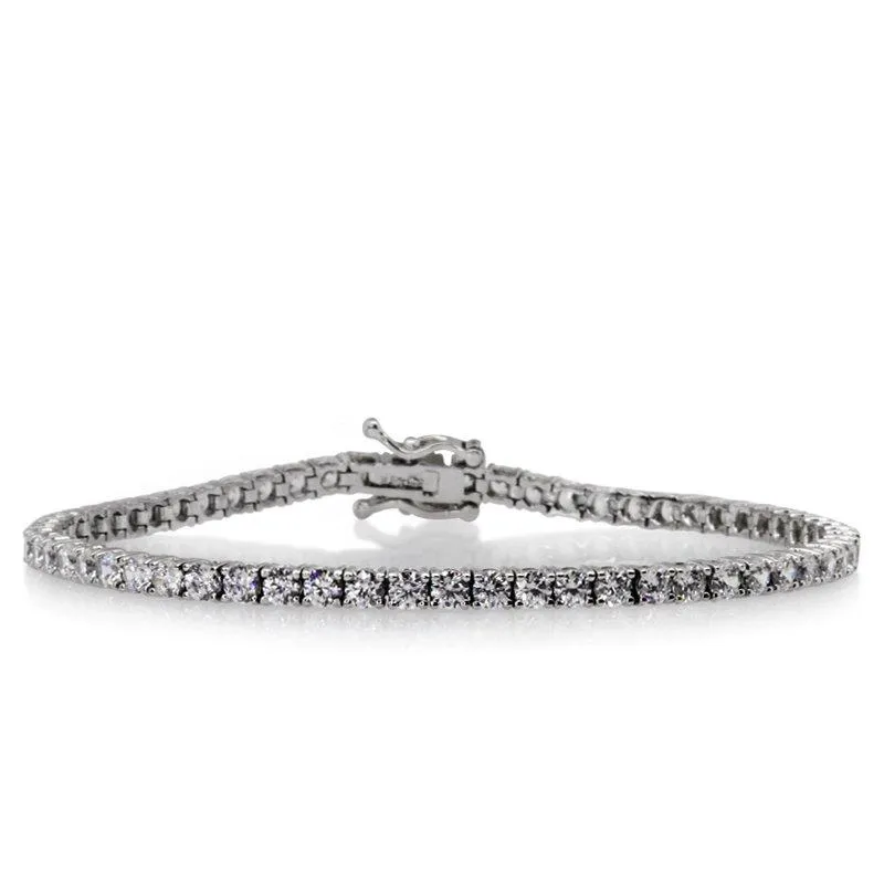 3.05ct eq. Brilliant Round Tennis Bracelet