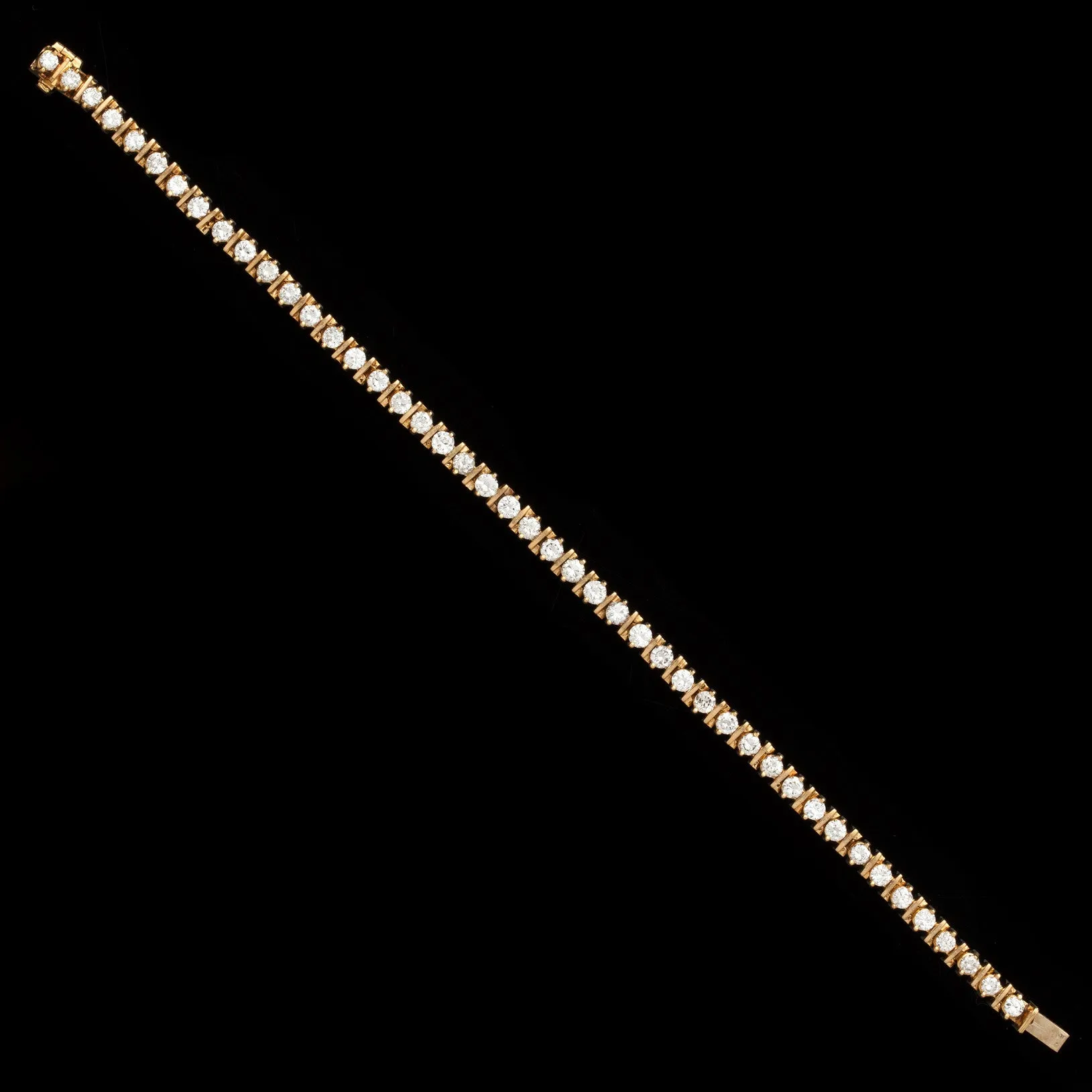 4.50ct tw 18Kt Yellow Gold Tennis Bracelet