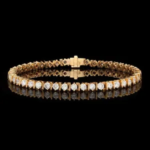 4.50ct tw 18Kt Yellow Gold Tennis Bracelet