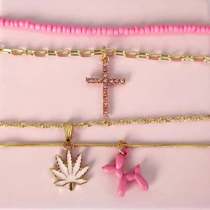 Angie Multilayer Necklace Set