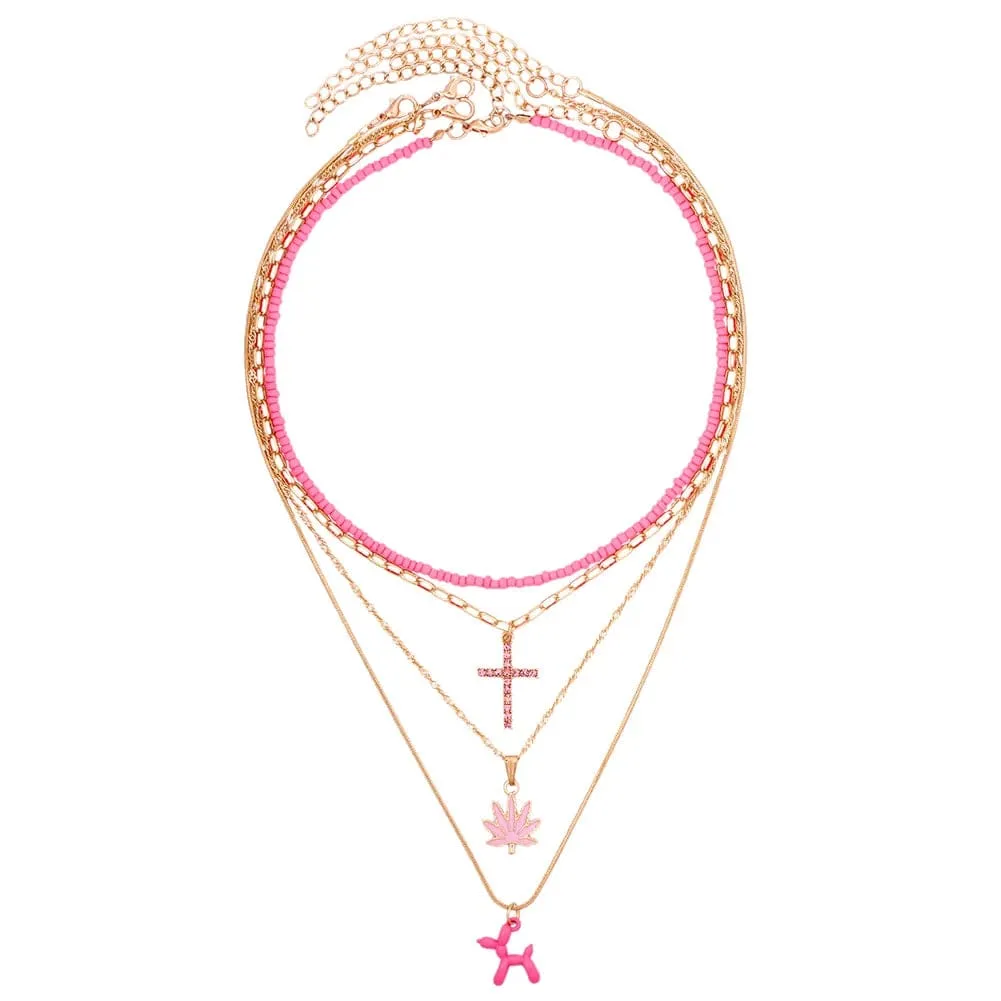Angie Multilayer Necklace Set