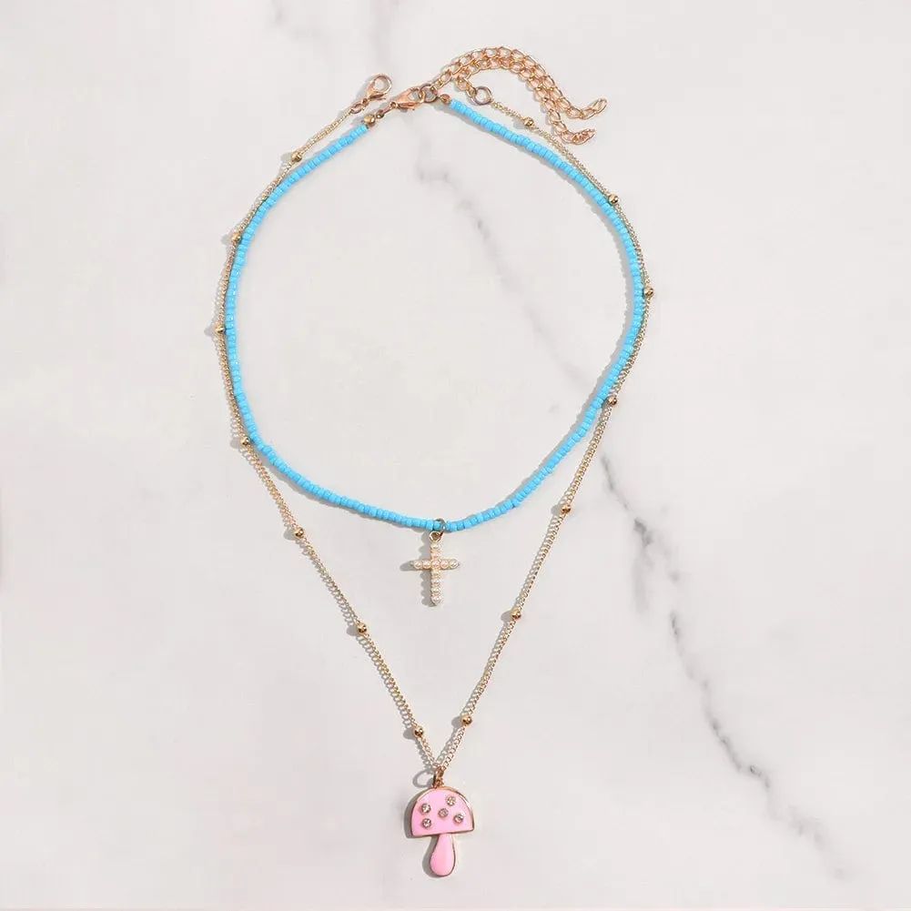 Angie Multilayer Necklace Set