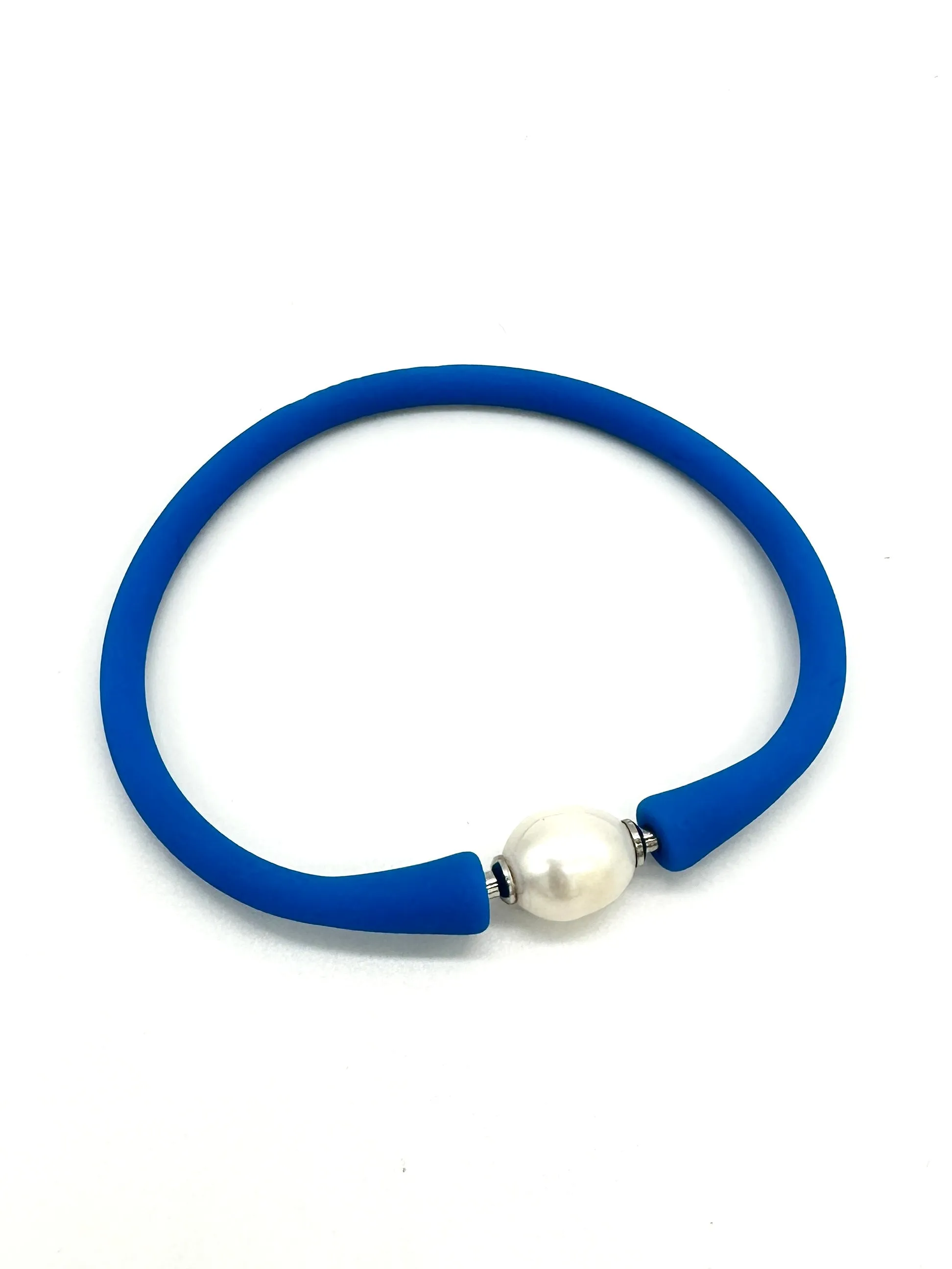 Bali Freshwater Pearl Silicone Bracelets