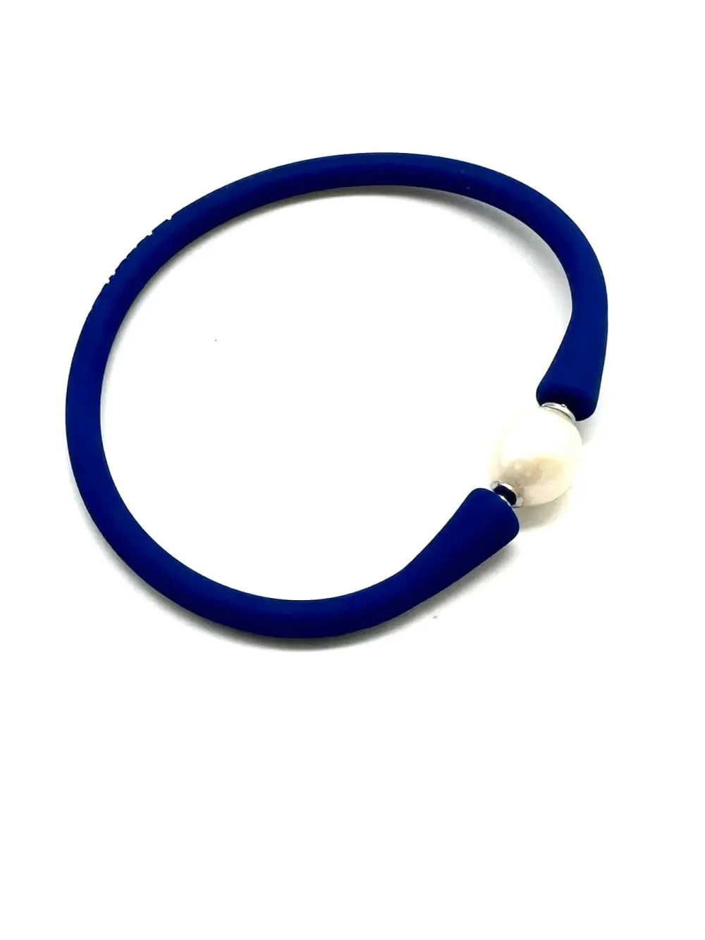 Bali Freshwater Pearl Silicone Bracelets