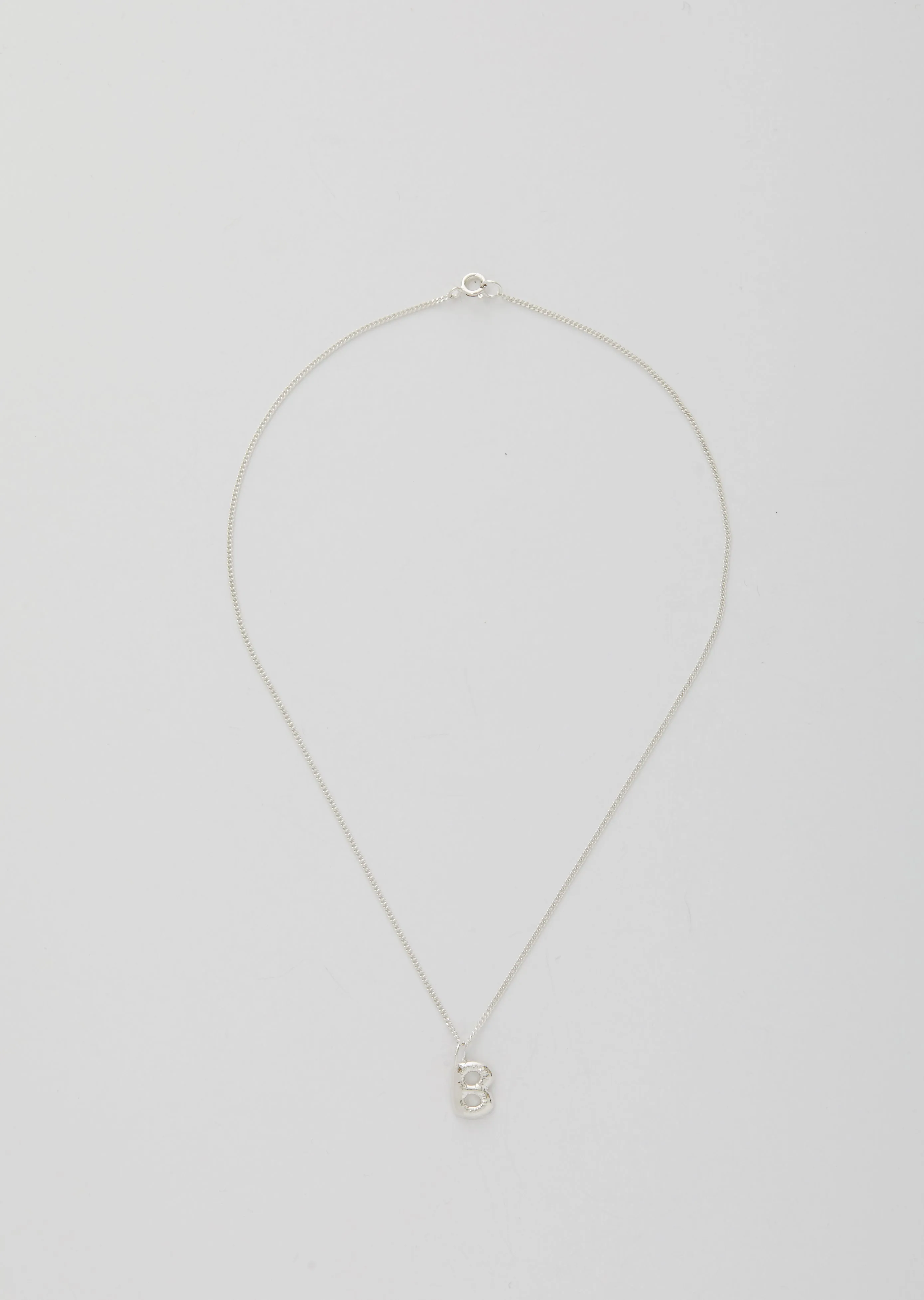Balloon Letter Necklace - B