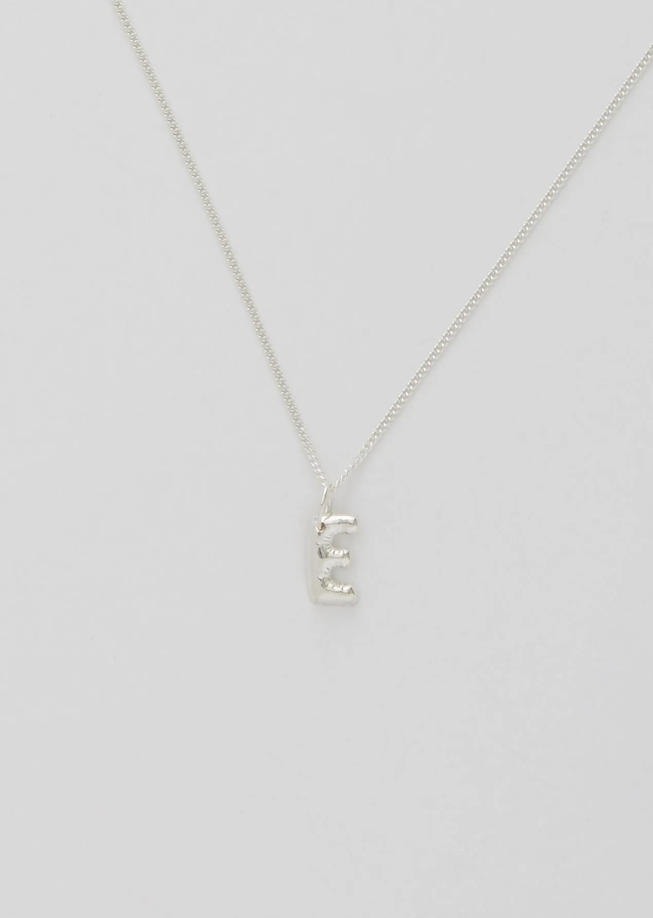 Balloon Letter Necklace - E