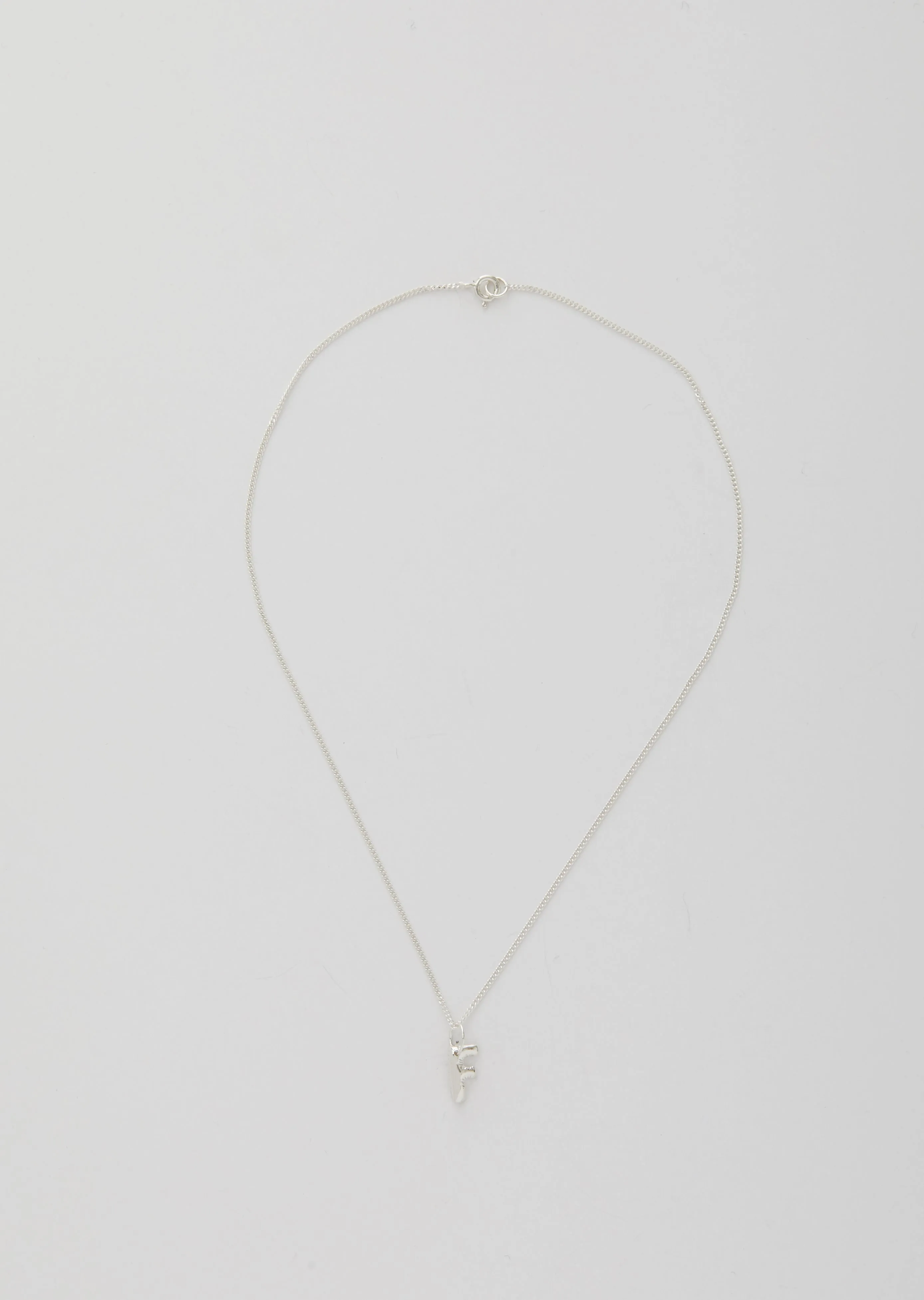 Balloon Letter Necklace - F