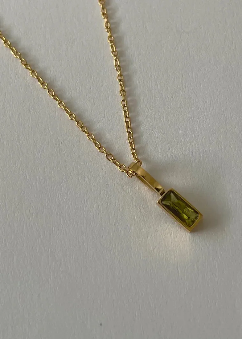 Birthstone Necklace | August