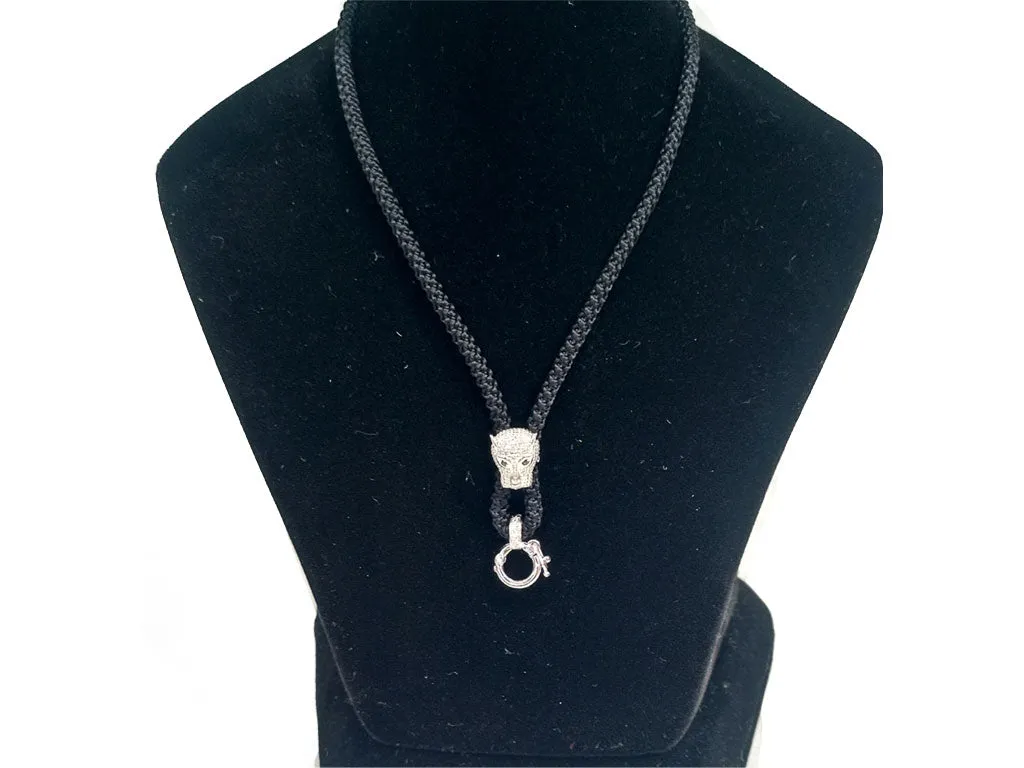 Blue & Silver Leopard Shape Design 11 Jewelry Making Chain with Charms