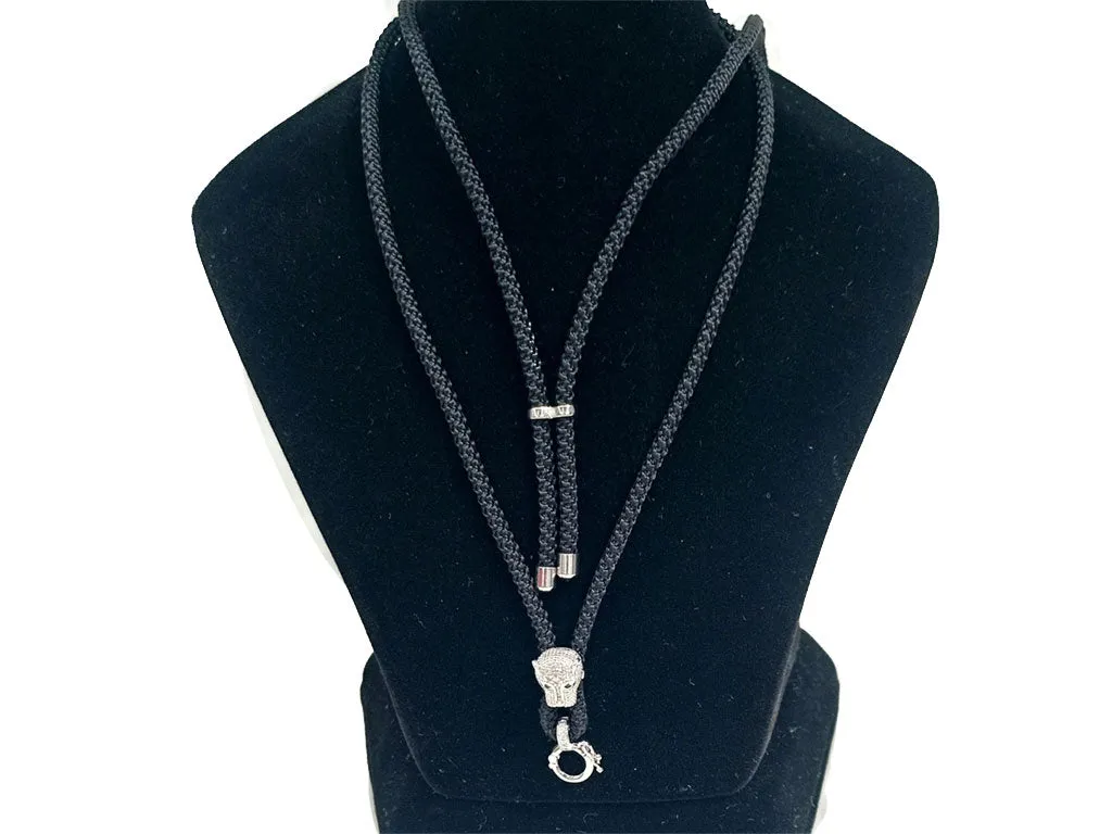 Blue & Silver Leopard Shape Design 11 Jewelry Making Chain with Charms