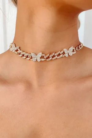 Butterfly Choker Necklace