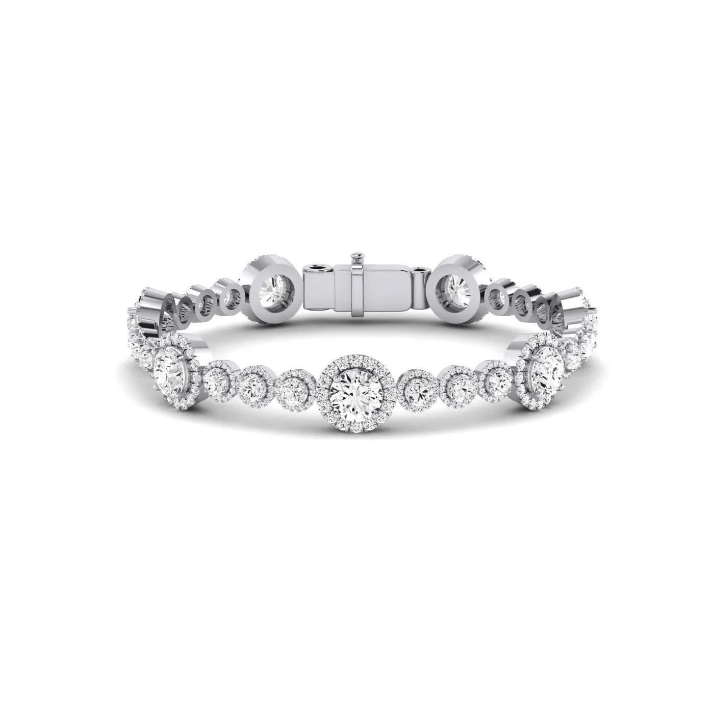 Chelsea Round Cut Diamond Bracelet