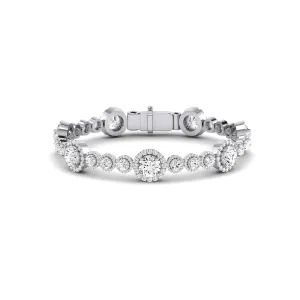 Chelsea Round Cut Diamond Bracelet