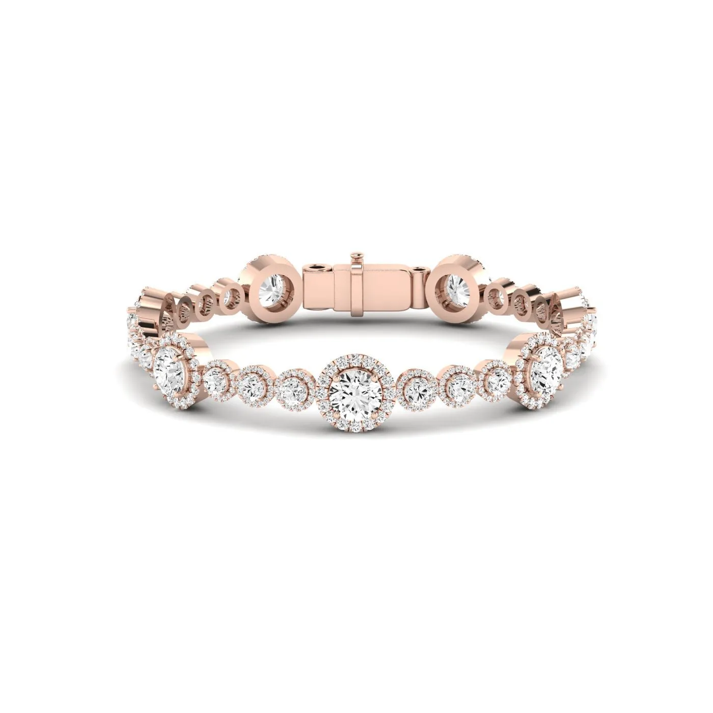 Chelsea Round Cut Diamond Bracelet