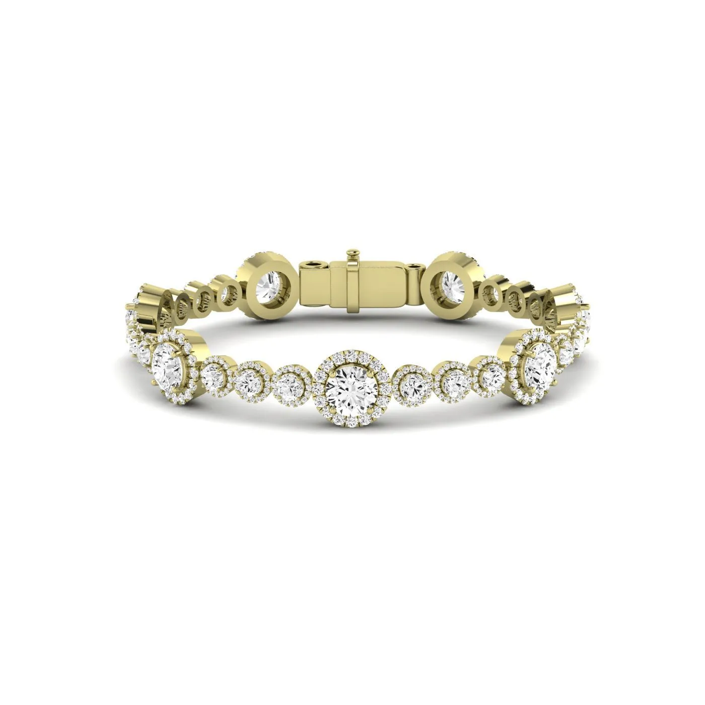 Chelsea Round Cut Diamond Bracelet
