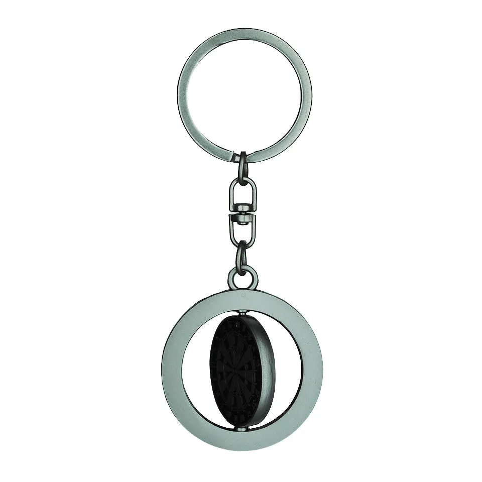 Colonial Spinning Dartboard Key Chain
