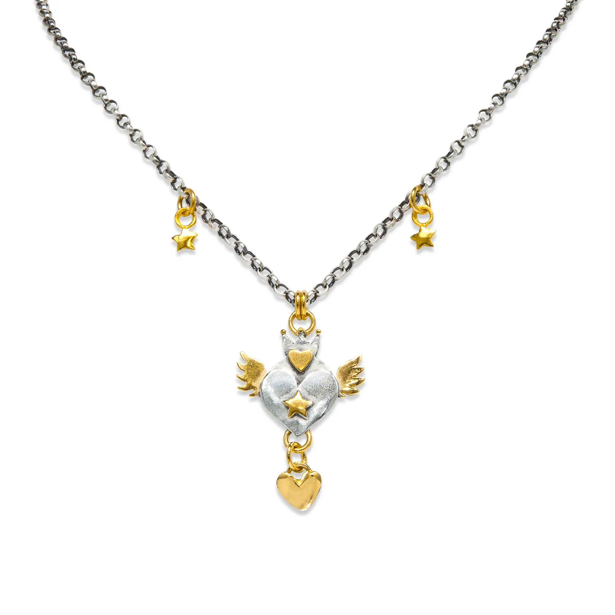 Crowned Heart Necklace