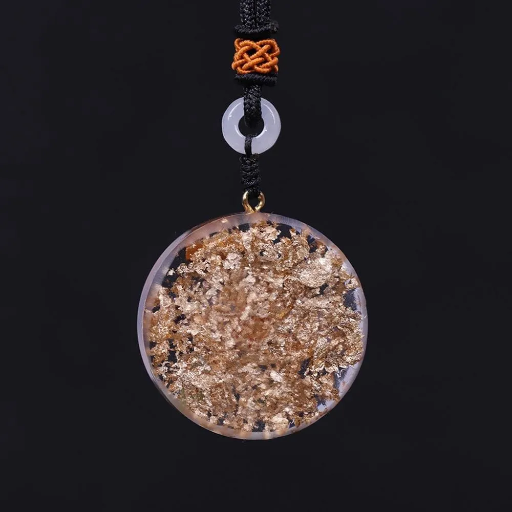 Crystal Stones Chakra Reiki Healing Energy Orgonite Necklace Drop Shipping