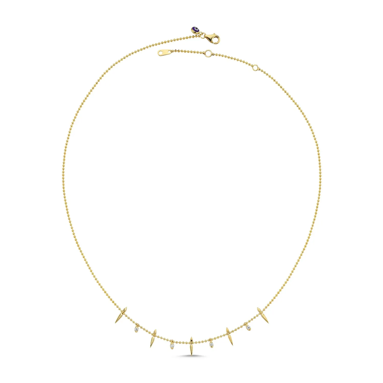 Dagger and Stones Necklace