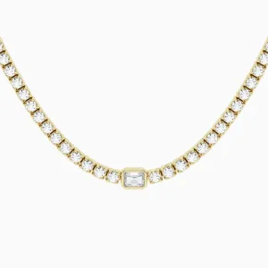 Empowering 8.7ct Radiant Necklace