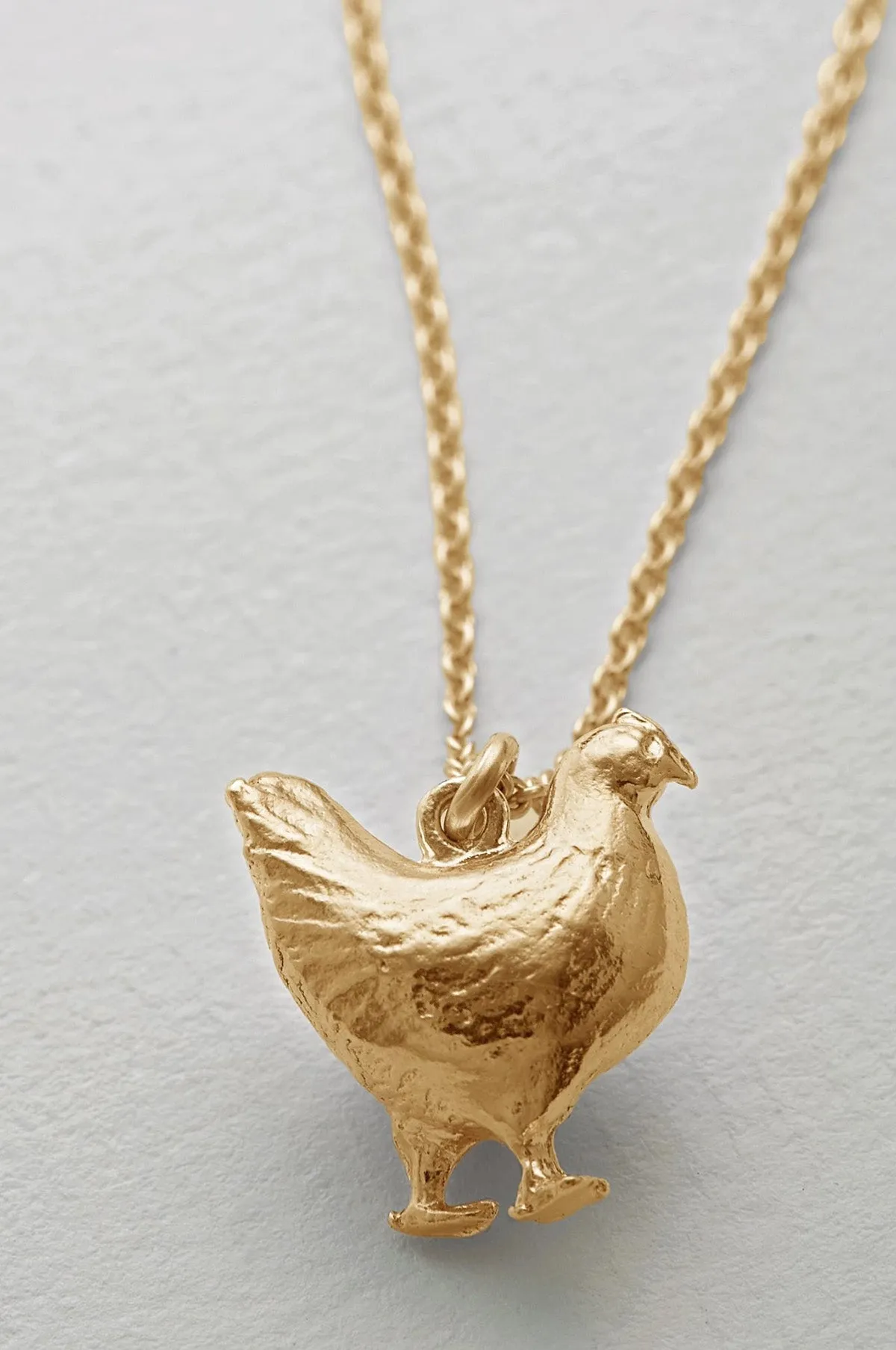 Fat Hen Necklace Gold