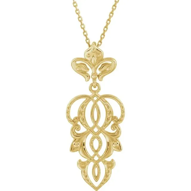 Fleur-de-lis Necklace