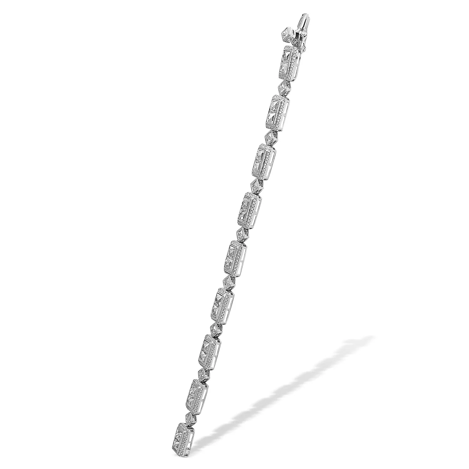 French Cut Diamond Bracelet