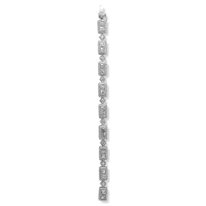 French Cut Diamond Bracelet