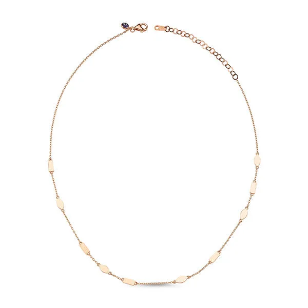 Gold-Filled Plain Mixed Geometric Necklace