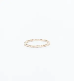 Gold Marquise Beaded Band