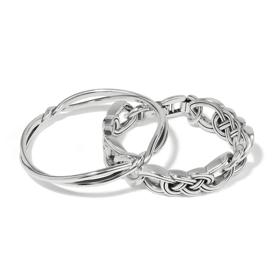 INTERLOK TWIST BANGLE