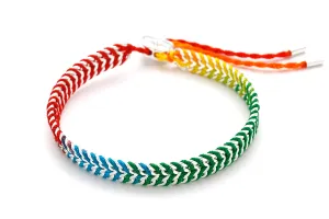 Iztac Rainbow Silver Bracelet