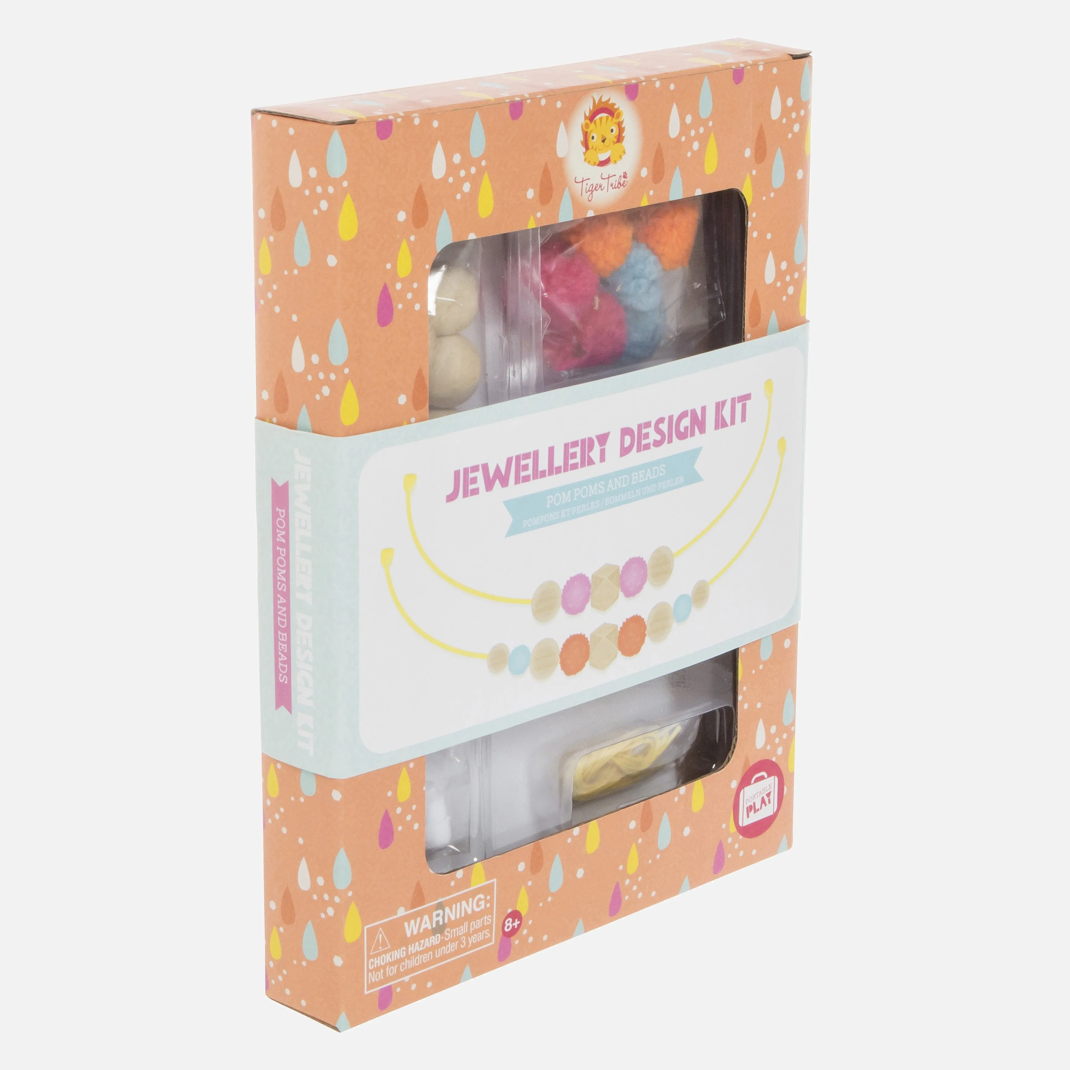 Jewellery Design Kit - Pom Poms and Beads