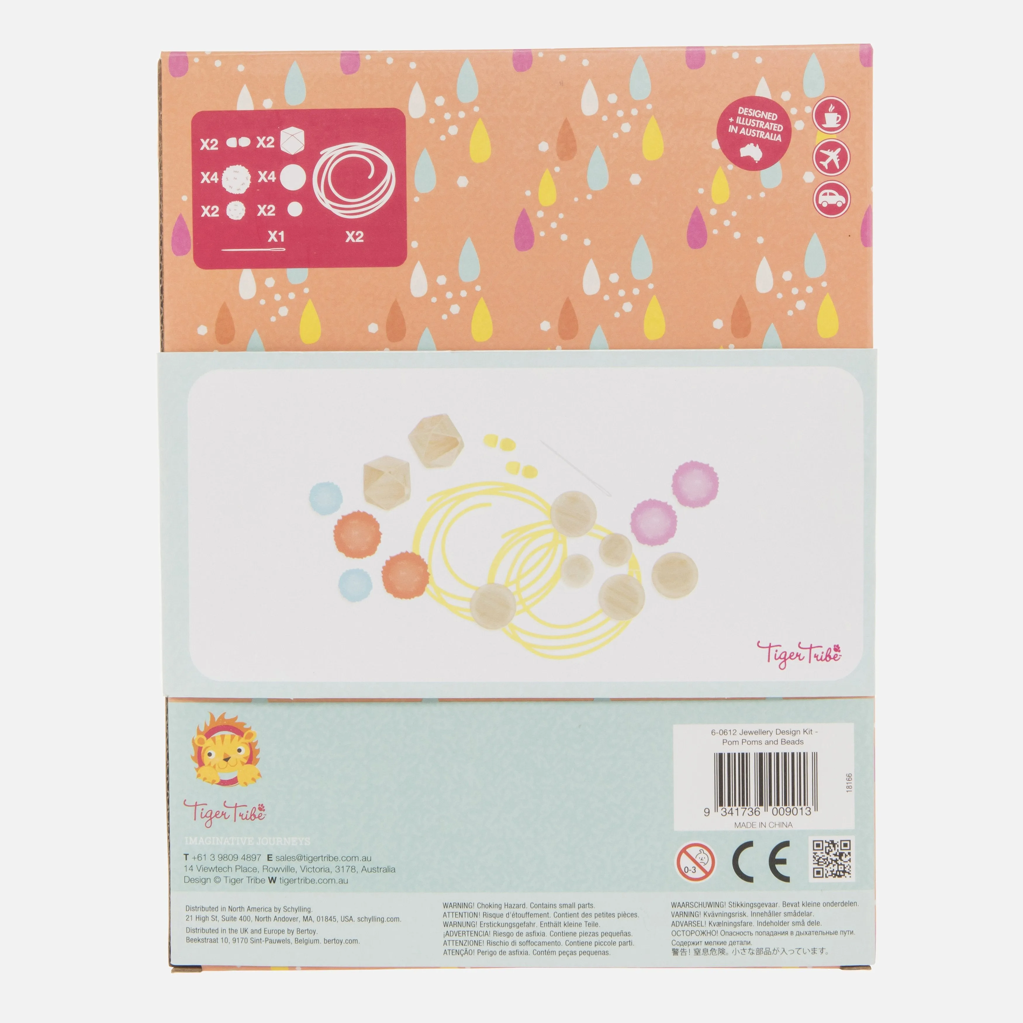 Jewellery Design Kit - Pom Poms and Beads