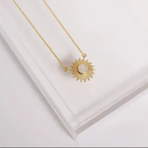 Katherine White Deco Diamond Necklace - Joya