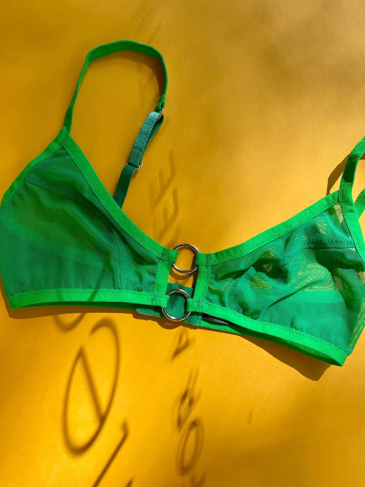 Kayleigh Peddie: Evan Mesh Bra with Rings - XS, Last One!