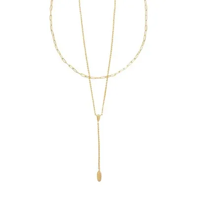 Kendra Scott Jaimee 14K Gold Over Brass Multi-Strand Necklace - Gold