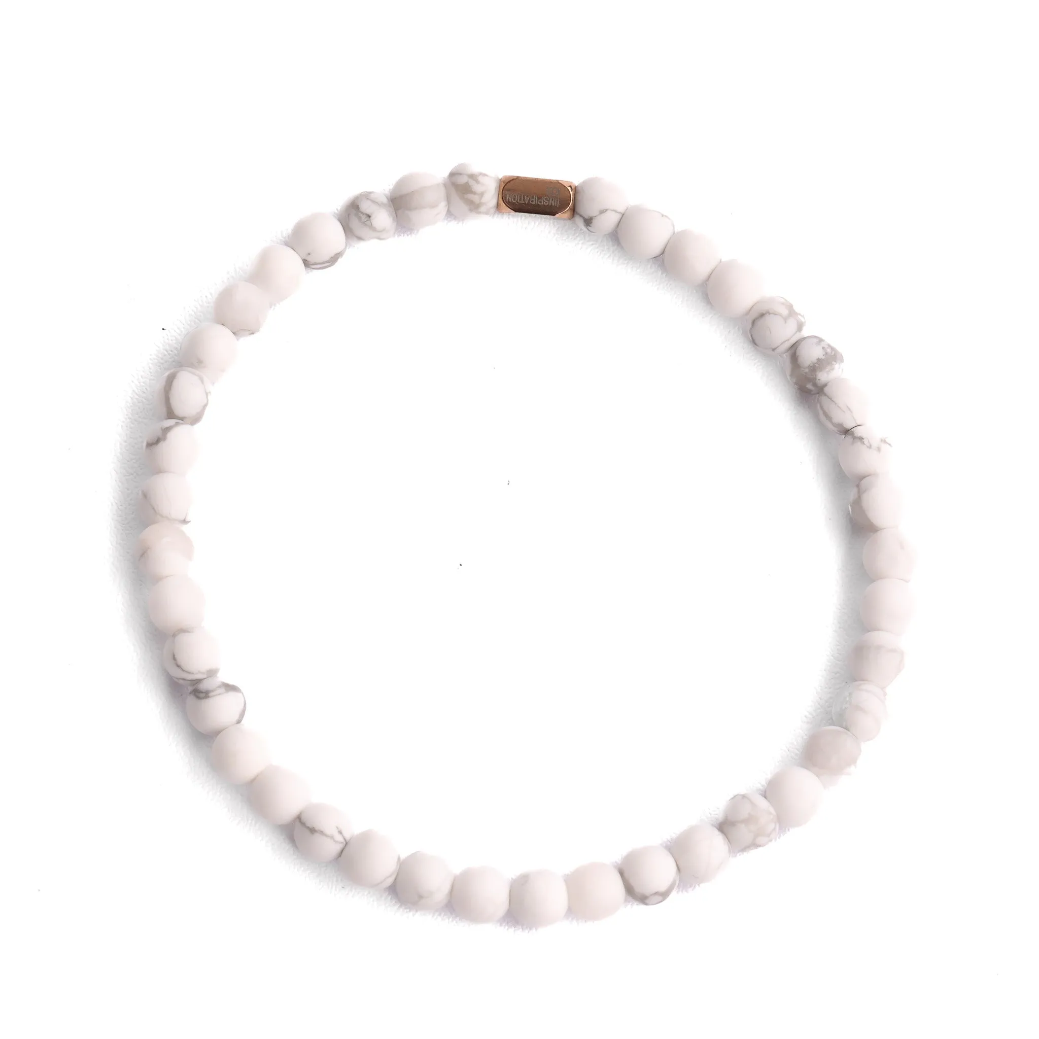 MARBLE HOWLITE - ACCENT BRACELET