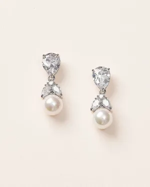 Natalie Pearl Drop Earrings