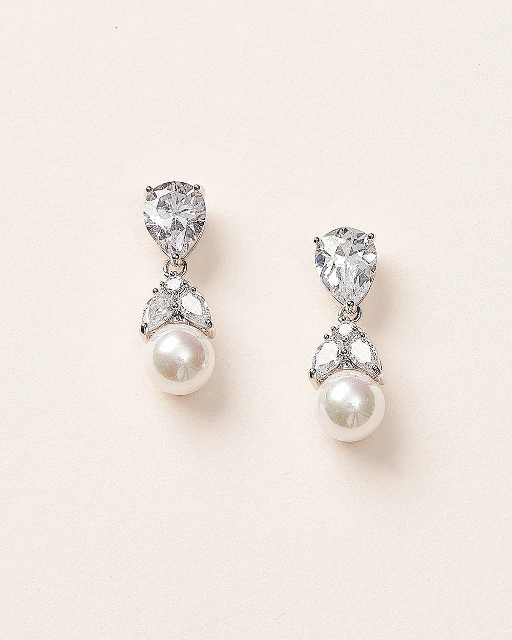 Natalie Pearl Drop Earrings