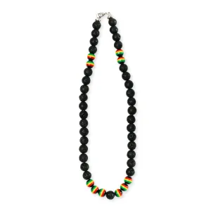 Necklace-Rasta Lava