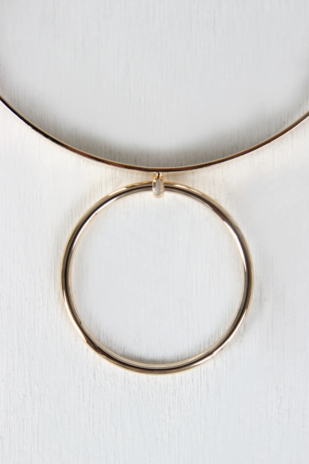 Open Ring Collar Necklace