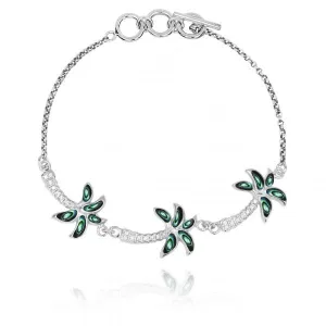 Palm Trees Bracelet with Abalone Shell