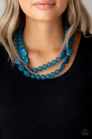Paparazzi Necklace ~ Arctic Art - Blue